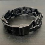 צמיד עור צמות שטוחות