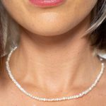 שרשרת פנינים קטנות/ זהב