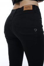 ⁦מכנסי גינס סקיני PLEASE  / שחור⁩ – תמונה ⁦4⁩