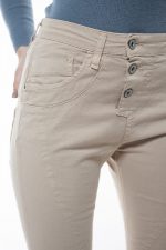 ⁦מכנסי כותנה פליז   /בז'⁩ – תמונה ⁦3⁩