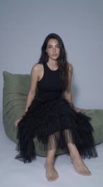⁦חצאית טול | שחור⁩ – תמונה ⁦4⁩