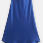 חצאית סטן /כחול