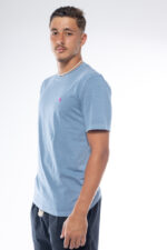 ⁦טי SCOTH AND SODA | טורקיז לוגו פוקסיה⁩ – תמונה ⁦4⁩