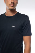⁦טי שירט HUGO BOSS בייסק לוגו | שחור⁩ – תמונה ⁦2⁩