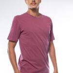 טי SCOTH AND SODA | בורדו לוגו פוקסיה