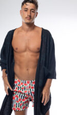 ⁦קימונו BRAND WHO | שחור⁩ – תמונה ⁦5⁩