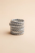 ⁦צמיד צמות | כסף⁩ – תמונה ⁦6⁩