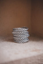 ⁦צמיד צמות | כסף⁩ – תמונה ⁦4⁩