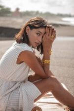 ⁦צמיד חלק | זהב⁩ – תמונה ⁦8⁩