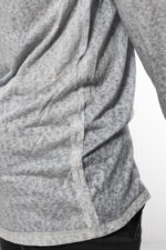 ⁦חולצה שרוול ארוך פלוק/ כחול⁩ – תמונה ⁦5⁩