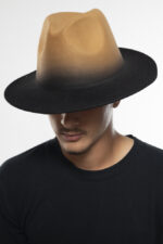 כובע חורף שני צבעים/  חום