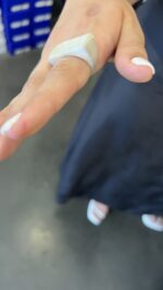 ⁦טבעת מלבנית שטוח | כסף⁩ – תמונה ⁦4⁩