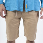 מכנסי פשתן ברמודה/ ב'ז