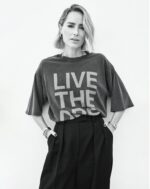 ⁦טי שירט ANINE BING | live the⁩ – תמונה ⁦2⁩