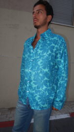 חולצת כותנה וואל | טורקיז