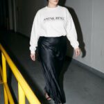 סווטשרט  ANINE BING | לבן הדפס בגב