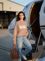 ⁦סווטשרט ANINE BING / ניוד הדפס בסטן⁩ – תמונה ⁦2⁩