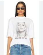 טי שירט  בריגי'ט ANINE BING /לבן