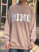 ⁦סווטשרט ANINE BING / ניוד הדפס בסטן⁩ – תמונה ⁦8⁩