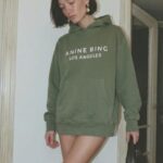 סווטשרט קפוט'שון ANINE BING |ירוק los angeles