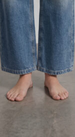 ⁦גינס ארוך מתרחב /כחול כהה⁩ – תמונה ⁦2⁩