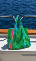 ⁦tote bag | ירוק⁩ – תמונה ⁦2⁩