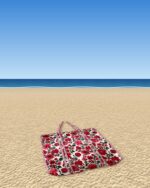 tote bag / פרחים אדום