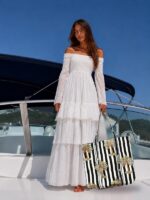 tote bag /  פסים שחור